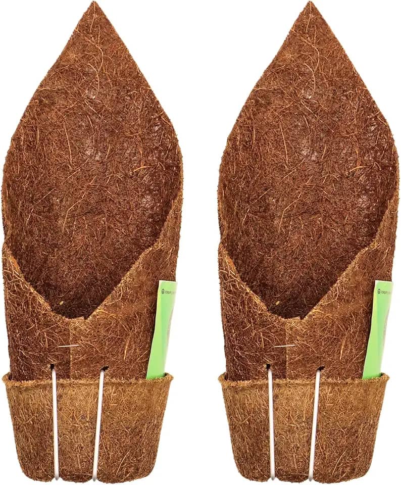 Kit 2 Vaso Suspenso Fibra de Coco Kopin Coquim com Suporte Para Pendurar Orquídeas, Samambaias, Bromélias e Outras Plantas