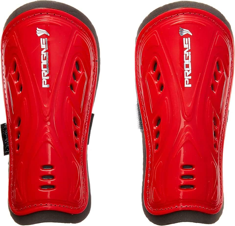 PROGNE SPORTS Fraldinha Caneleira con Tornozeleira para Futebol 2 Peças, Meninos e Meninas