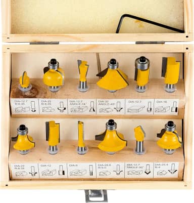 EDA Fresas Para Tupia Com 12 Peças Eda