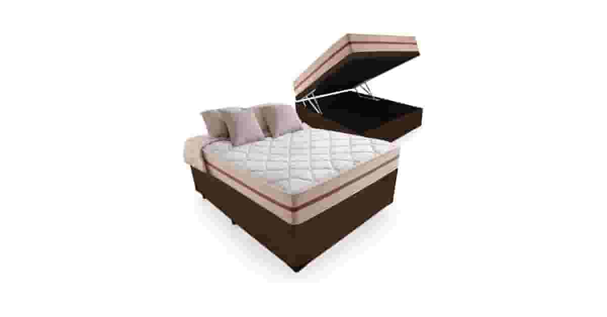 Melhor Cama de Casal Grande: 7 Opções com Baú e Conforto