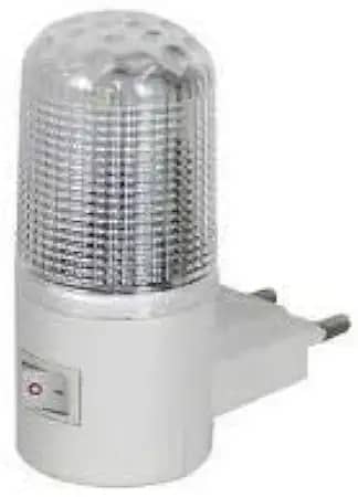 Imount Mini Abajur De Tomada Luz Noturna 4 Leds Bivolt Quarto Bebê