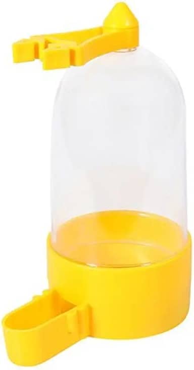 MY PET BRASIL Bebedouro Para Pássaros Grande Bebedouro De Plástico Para Avês Resistênte E Seguro Prático E Rápido Cores Sortidas