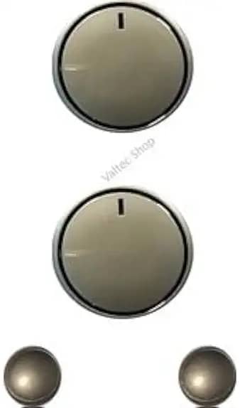 Manipulador botão forno fischer fit line luz | 4 un.