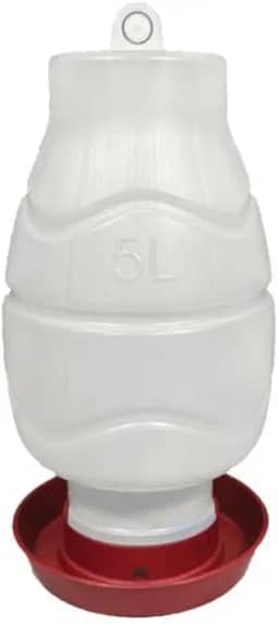 Bebedouro Para Aves 5l Com Rosca