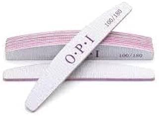 Kit 10 Lixas Profissionais para Unhas, Dupla Face 100/180, Formato Bumerangue