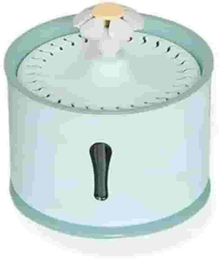 Bebedouro Fonte de Água para Pets Automático, Dispensador Silencioso com Filtro, LED Indicador, Design Moderno em Branco, Ideal para Gatos