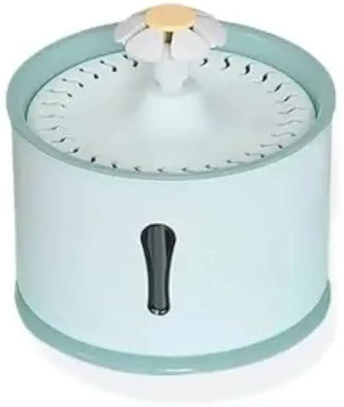 Bebedouro Fonte de Água para Pets Automático, Dispensador Silencioso com Filtro, LED Indicador, Design Moderno em Branco, Ideal para Gatos