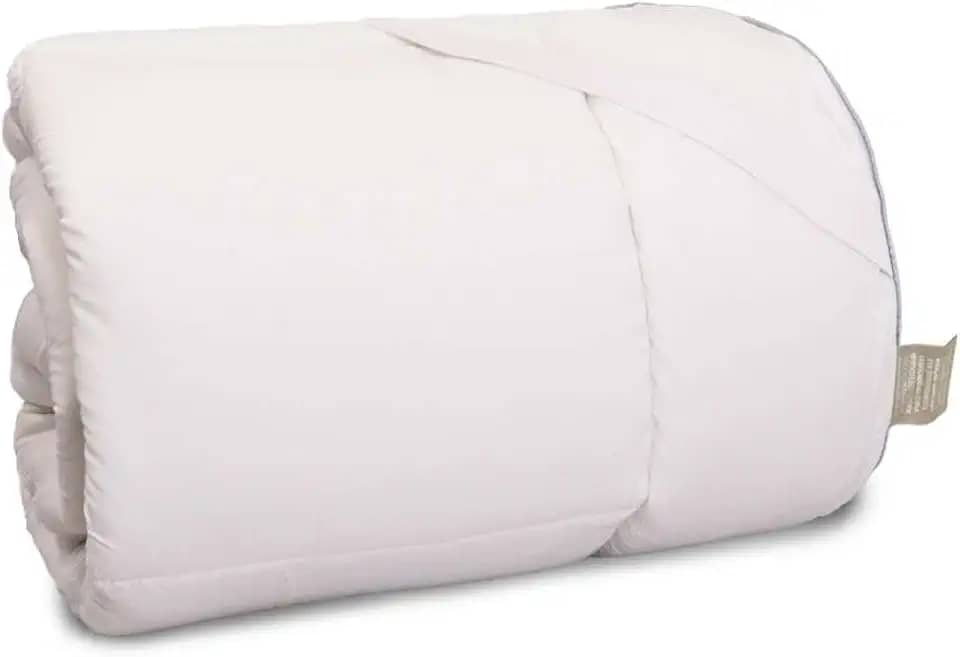 Pillow Top Toque de Plumas Nobless 1000g/m² Casal 1,38x1,88x6 - Appel - Branco