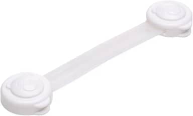 LYOR - Conjunto 4 Travas de Segurança 13,5cm x 3,5cm x 1,5cm Branco Plástico