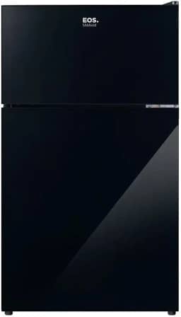 Frigobar Eos 88 Litros Duplex Preto com Porta de Vidro Efb140v 220v