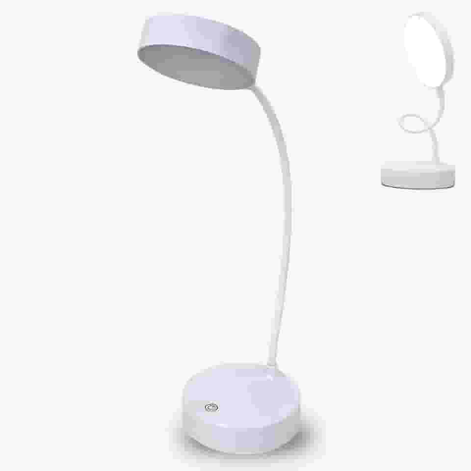 Luminaria Recarregavel Flexivel LED Amarela Escritorio Estudo Leitura Portatil Iluminacao Otimizada Protecao Olhos Conforto Versatil