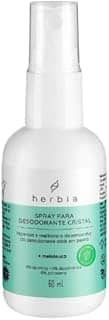 Spray para Desodorante cristal Natural e Vegano 60ml Herbia
