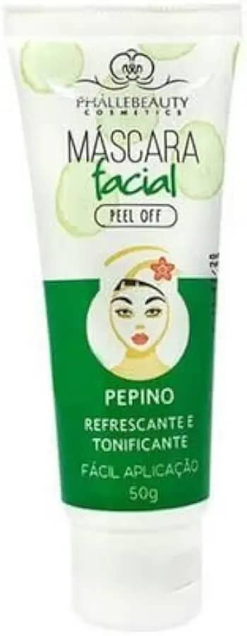 Máscara Facial Peel Off Phallebeauty Pepino 50gr