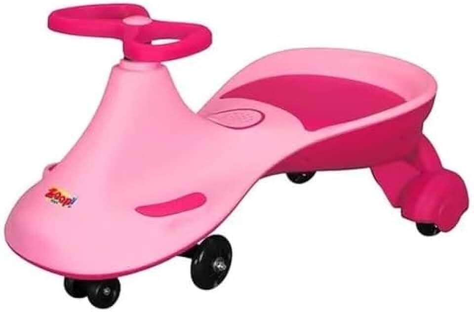 Carrinho Roller Skate Zoop Toys Rosa – Brinquedo Infantil com Luzes, Música e Movimento 360º – Interativo e Divertido