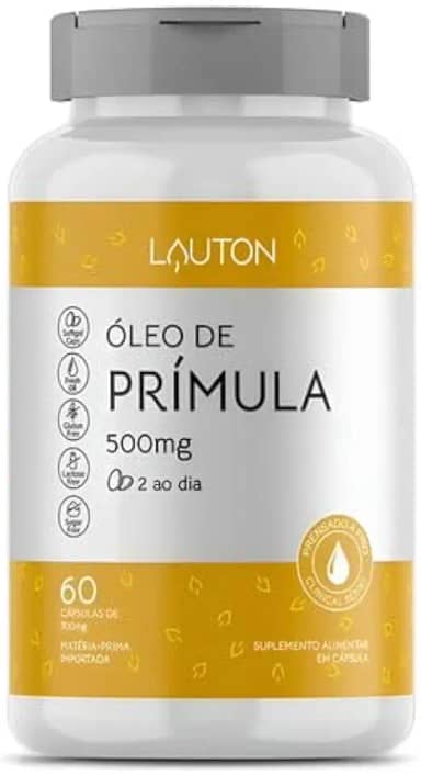 Óleo de Prímula 60 Cápsulas - Lauton