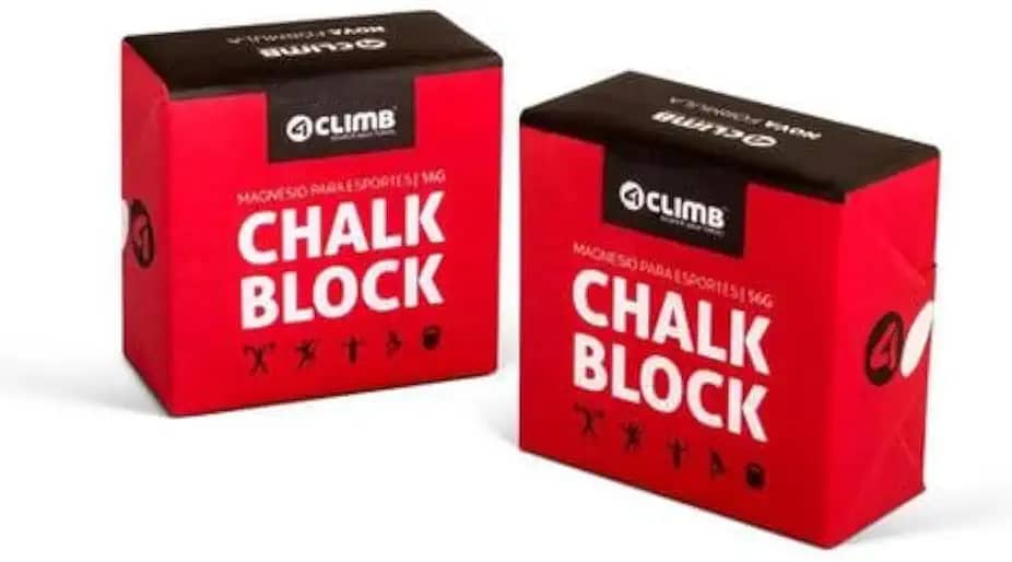 KIT 2 Blocos Magnésio 4Climb - Chalk Block 56g