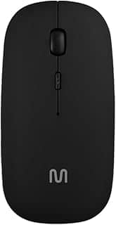 Mouse sem Fio Slim Recarregável Bateria de 400mAh 1600-2400 DPI 4 Botões Multi - MO290