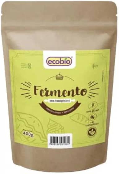 Kit 2X: Fermento Não Transgênico Ecobio 400g