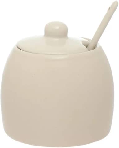 Haüskraft -Açucareiro de cerâmica Sarah bege 380ml