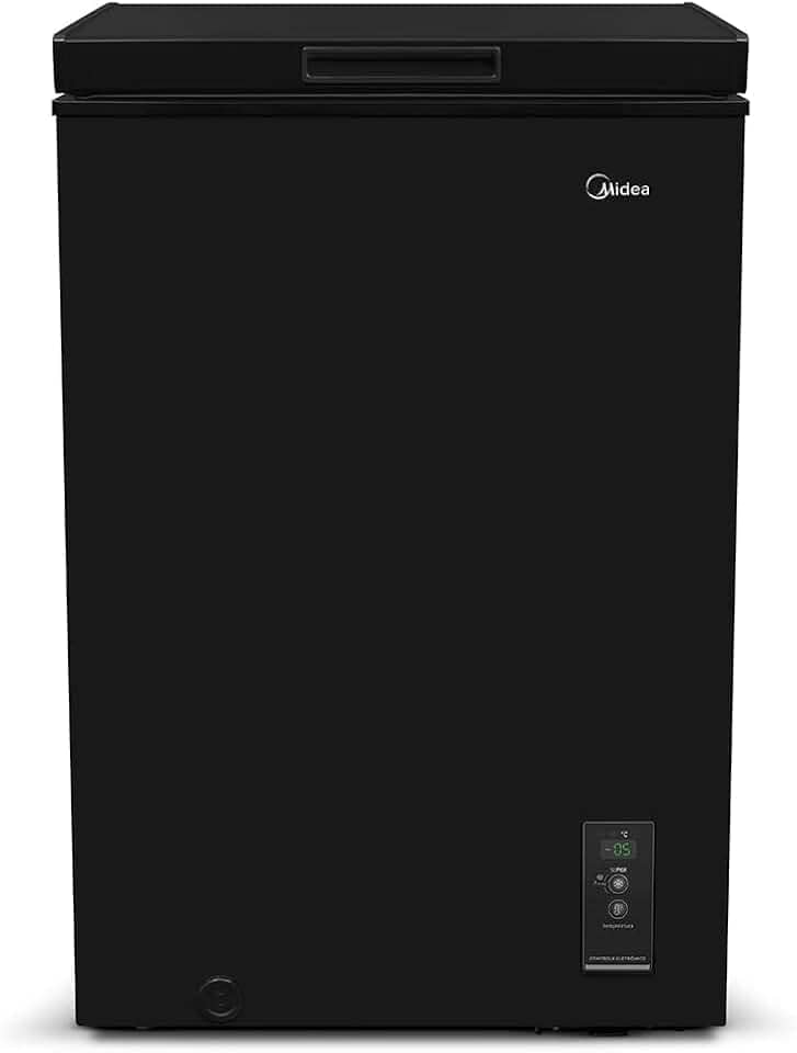 Freezer Horizontal Digital FlexBeer 100L, Midea, 127V, Preto