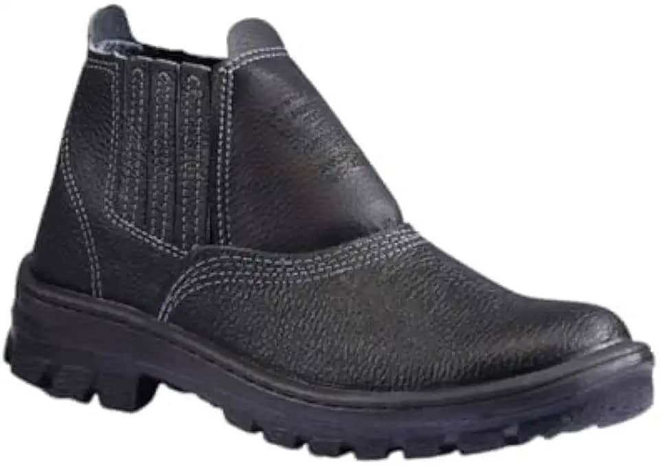 Botina, Bota de Segurança com Bico de Aço, Calçado Monodensidade (39)