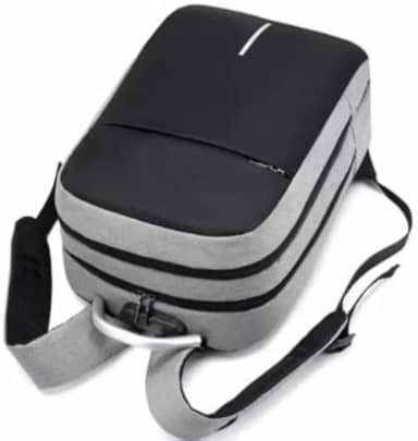 Mochila Executiva Antifurto Masculina Feminina Impermeável com Cadeado e Entrada USB – Para Notebook até 15,6' Trabalho Viagem Escola