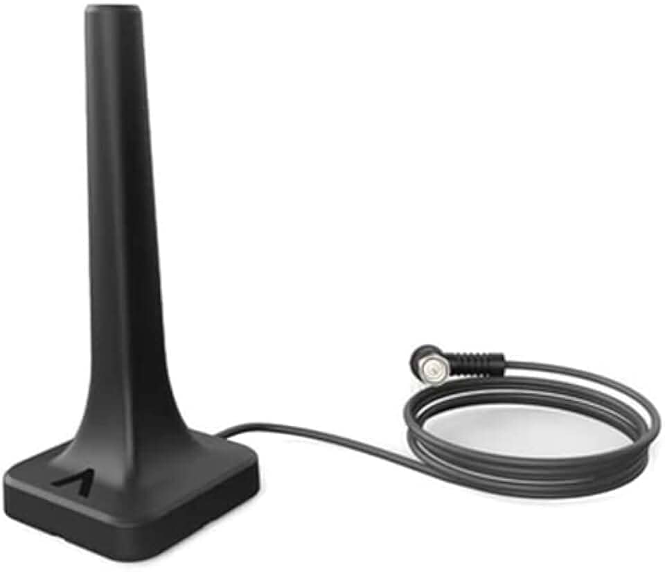 Aquário DTV-200 - Antena Digital Interna Quadrada com Cabo 2,5 metros, Preto