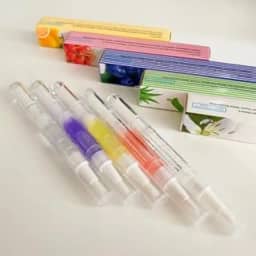 Kit 5 Canetas Óleo Hidratante Cutículas Revitalizador De Unhas Gel Sabor Fragrância Flores e Frutas VARIADO
