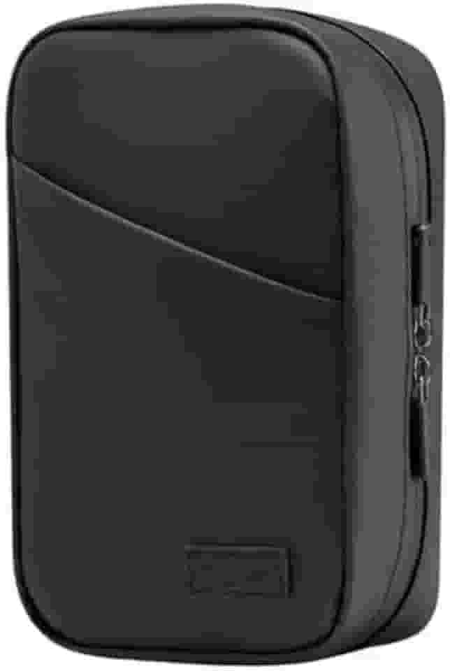 Necessaire Organizador de Cabos e Acessórios Impermeável, Material Emborrachado