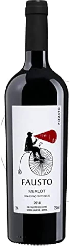 Vinho Brasileiro Pizzato Fausto Merlot