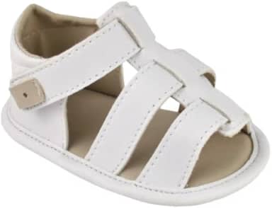 Sandália Bebê Mania Menino Verão Branca