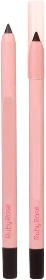 Ruby Rose Lápis de Olhos Preto Apontável Fácil Aplicação e Longa Duração