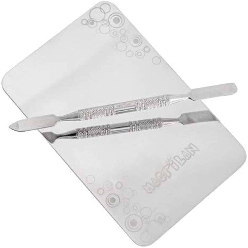 Macrilan Kit Placa E Espátula Para Maquiagem - Ac-04