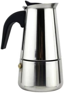 Cafeteira Italiana Inox 9 Xícaras (450ml) – Design Moderno, Café Espresso Tradicional