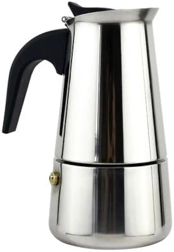 Cafeteira Italiana Inox 9 Xícaras (450ml) – Design Moderno, Café Espresso Tradicional