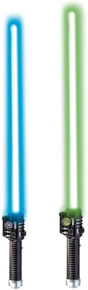 Kit 02 Espada Sabre De Luz Com Som E Luz Diferentes Brinquedo Guardian Led