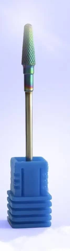 Kit 3 Brocas Tungstênio Profissional Diamantada Unha Gel Porcelana Nail Art (Broca 718)