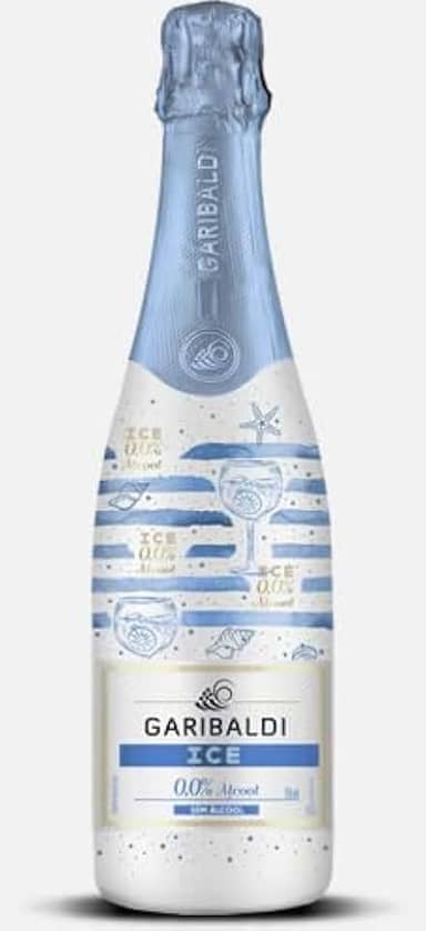 Vinho Branco Garibaldi ICE Zero Álcool, Bebida Não Alcoólica, Garrafa de Vidro