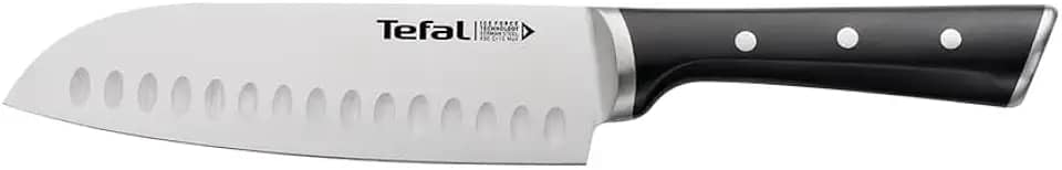 Faca Santoku Aço Inox Tefal 18cm Ice Force