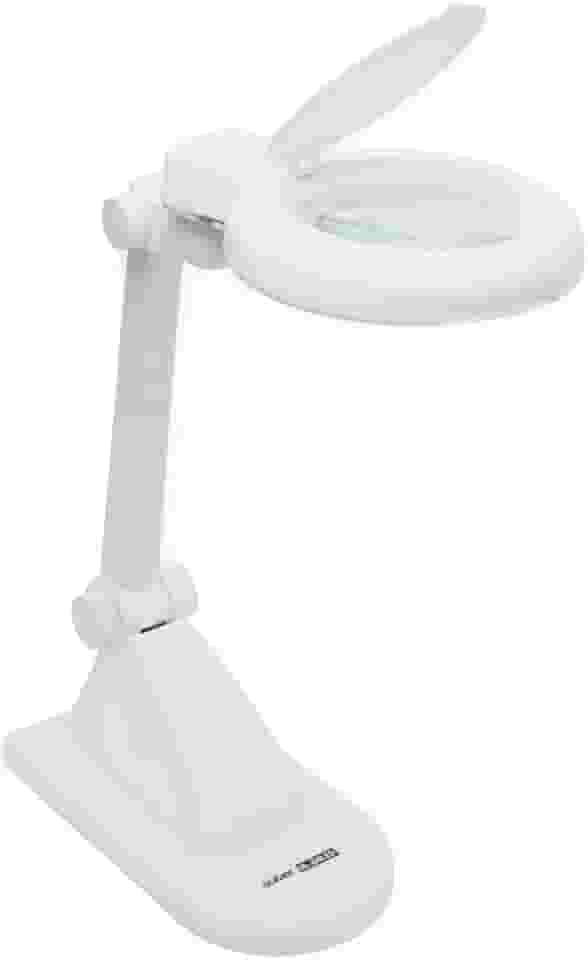 Solver LUPA DE BANCADA ILUMINAÇÃO LED 3X+12X BIVOLT HL200, BRANCO