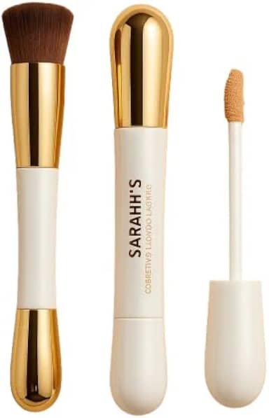 Corretivo Líquido com Pincel Lasting cobertura natural e duradoura, Ilumina e esconde manchas, acne e olheiras. (4)