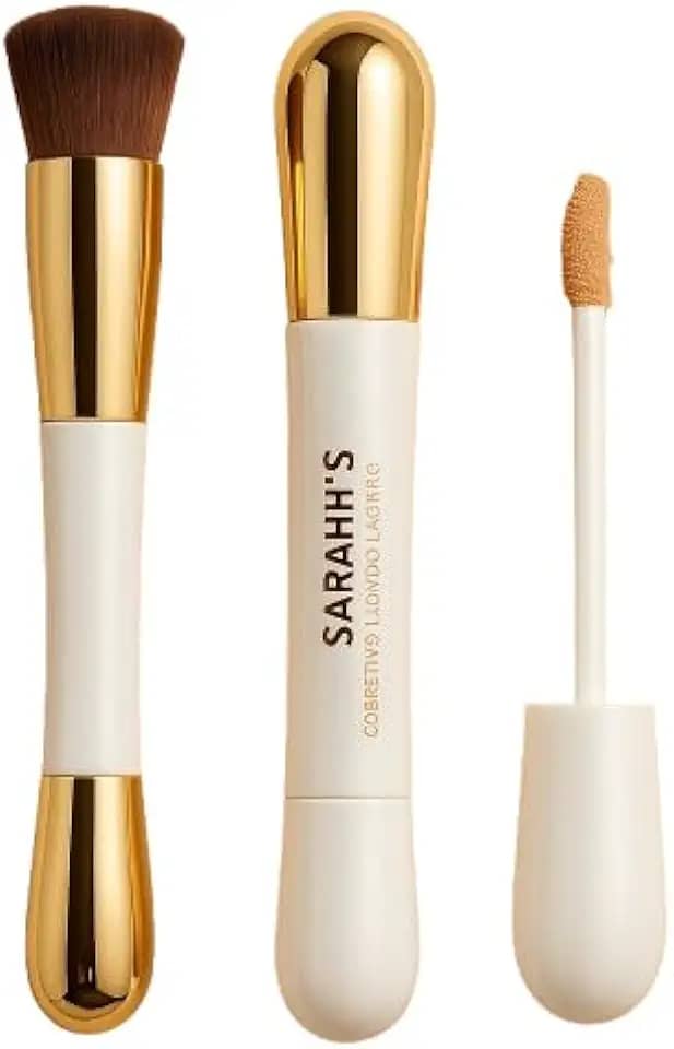 Corretivo Líquido com Pincel Lasting cobertura natural e duradoura, Ilumina e esconde manchas, acne e olheiras. (4)