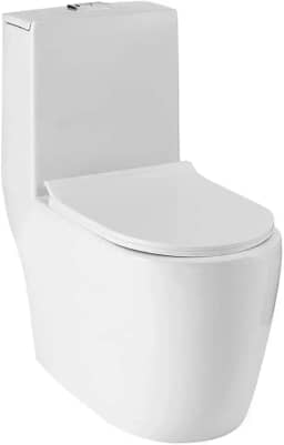 Pingoo.casa, Vaso Sanitário Monobloco Amazonita - Branco