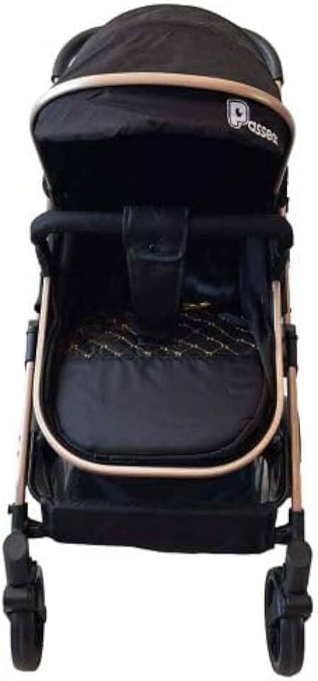 Carrinho Bebê Passear Move Assento Passeio e Moisés Preto Golden