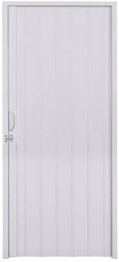 Porta Sanfonada PVC Polifort 210cmx60cm Cinza
