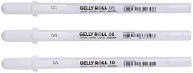 Kit Gelly Roll branca 05-08 e 10 Sakura