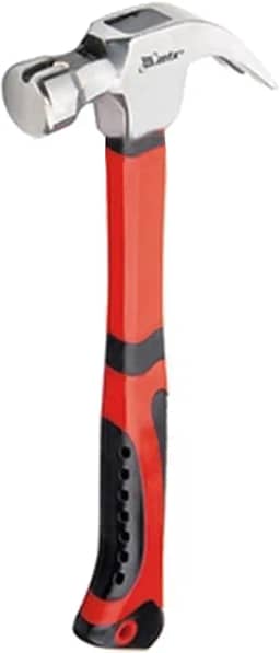 MTX Martelo de Unha Magnético – Cabeça de Aço 27 mm, Cabo de Fibra de Vidro Antiderrapante, 450 g