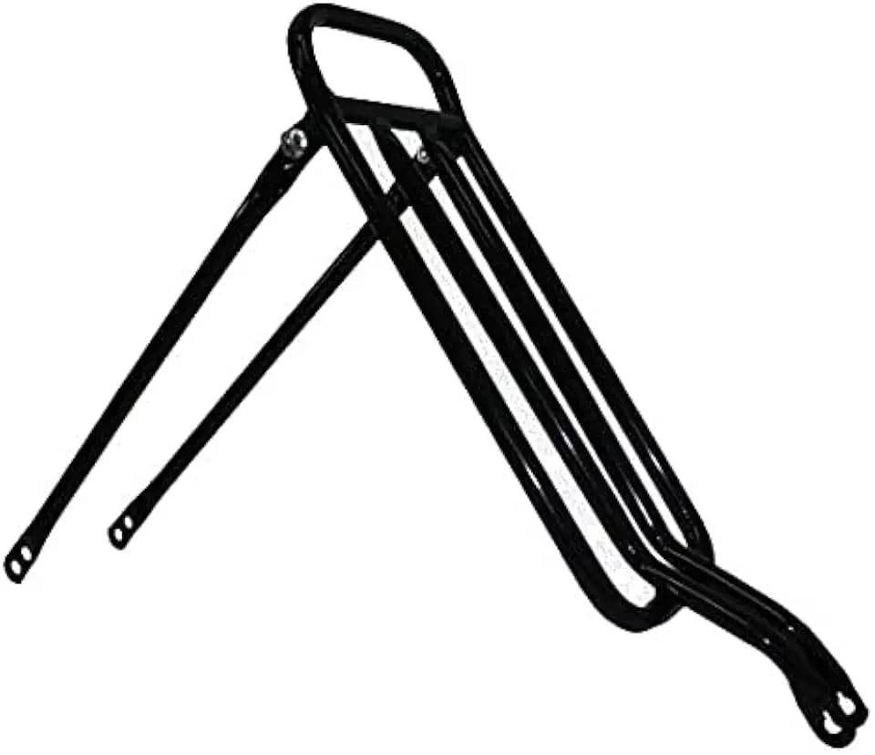 Bagageiro Garupa Bicicleta Mtb Tubo Reto Preto