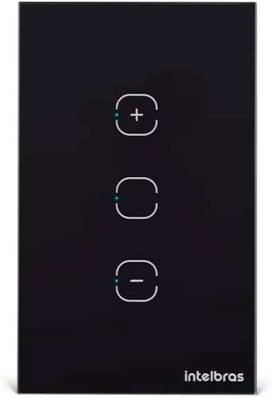 Interruptor Touch Inteligente, Compatível com Alexa, EWS 1101 Preto, Intelbras
