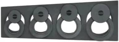 Chapa Para Fogão A Lenha Ferro Fundido De 4 Bocas Redutores